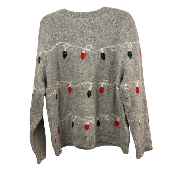 Cupcakes and Cashmere Holiday Pullover Sweater  XL Christmas Bulb Design Soft - Picture 6 of 9